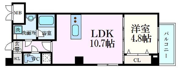 LIFEMENT　GLANZ　SAKAIMACHIの物件間取画像